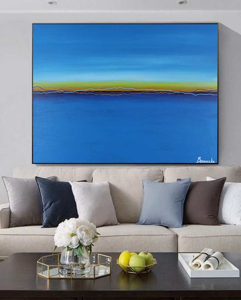 Extra Large Canvas Wall Art Abstract Painting Original Wall Etsy