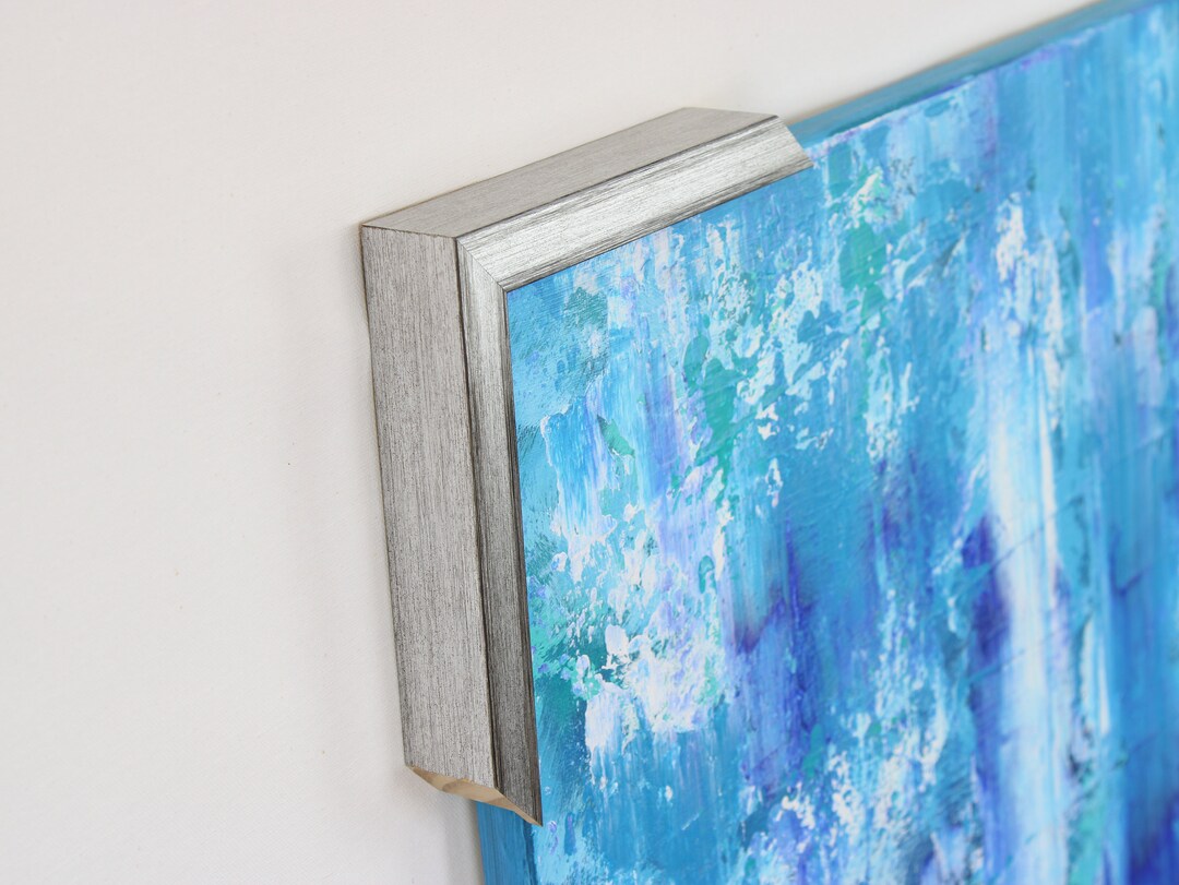 Silver Wood Frame for Paintings Photo Frames Silver Frame Etsy