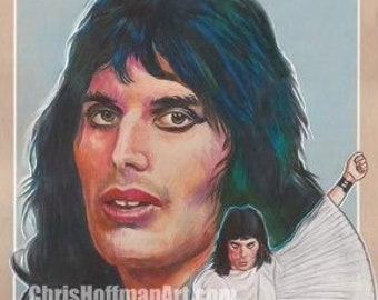 Freddie Mercury konsttryck