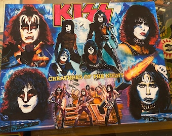 KISS 1983 スウェーデン ポスター マガジン OKEJ 1980年代 ジーン