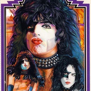 Estampas KISS com Borda Colorida