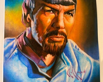 Bärtiger Spock Zeichnung, Star Trek Fan Art