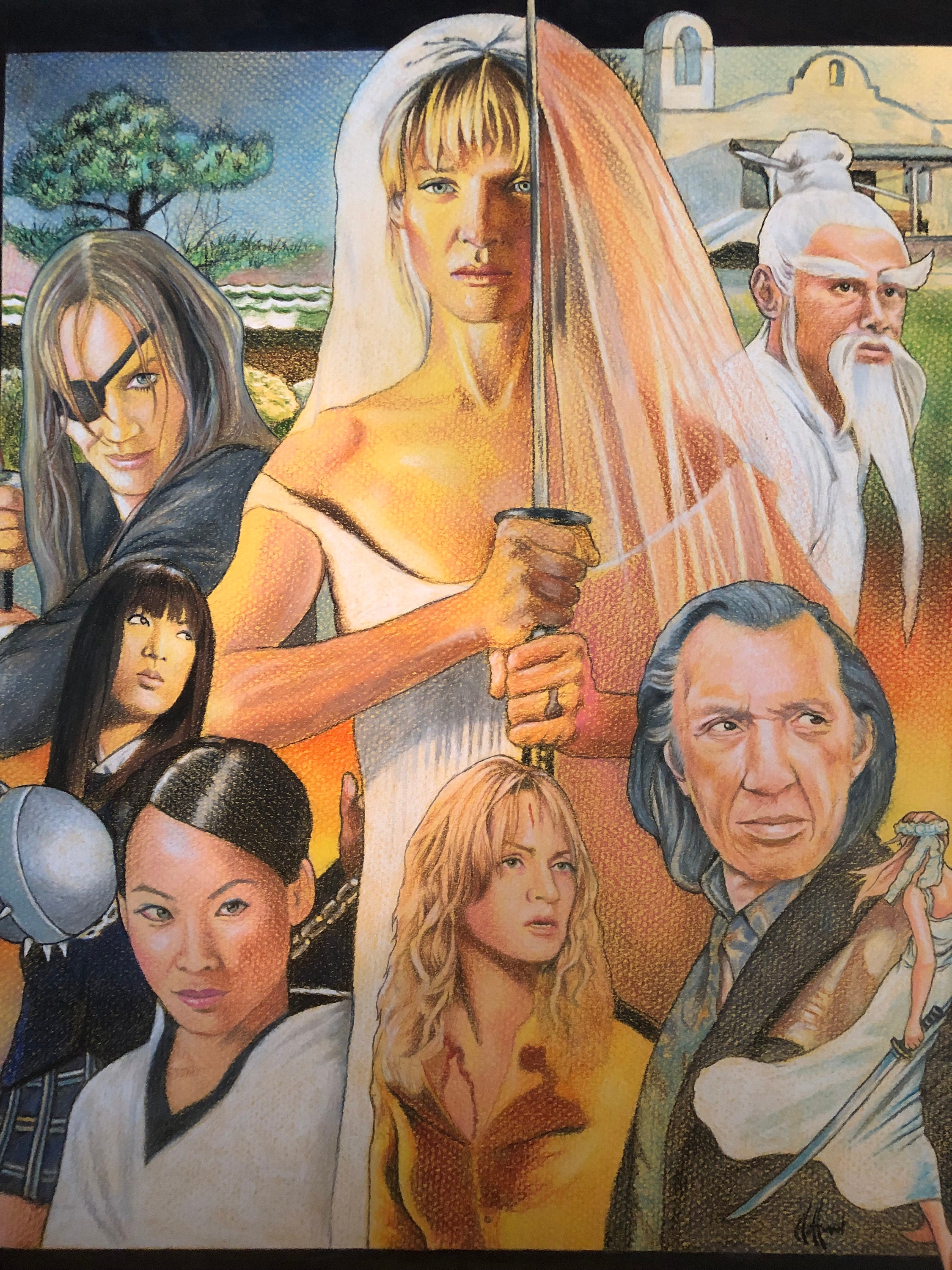 Kill Bill ORIGINAL Artwork - Etsy