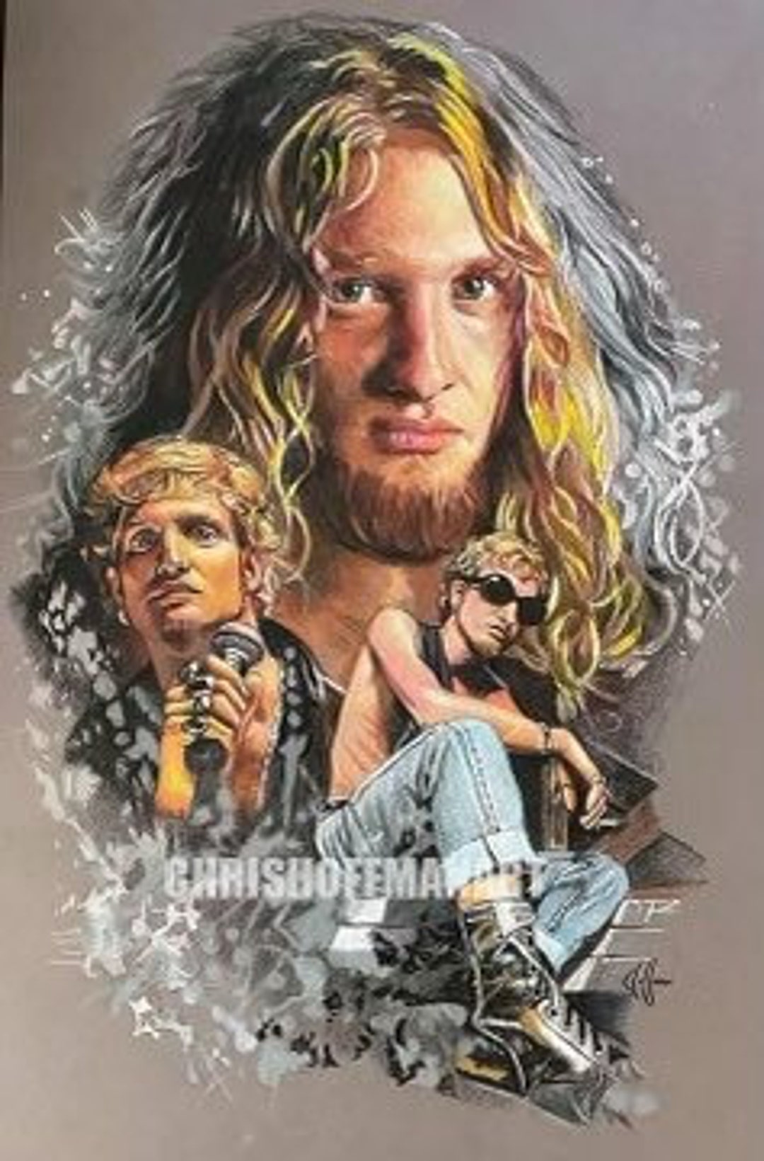 Layne Staley ORIGINAL Artwork Etsy