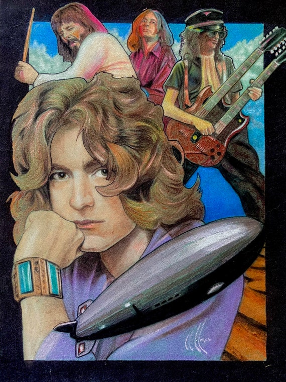 Zeppelin Collage - Etsy