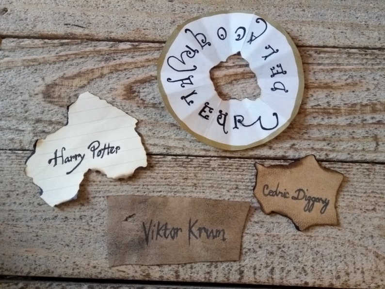 Harry Potter Triwizard Tournament Goblet of Fire Replica Names Etsy