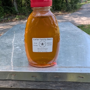 Raw wildflower honey