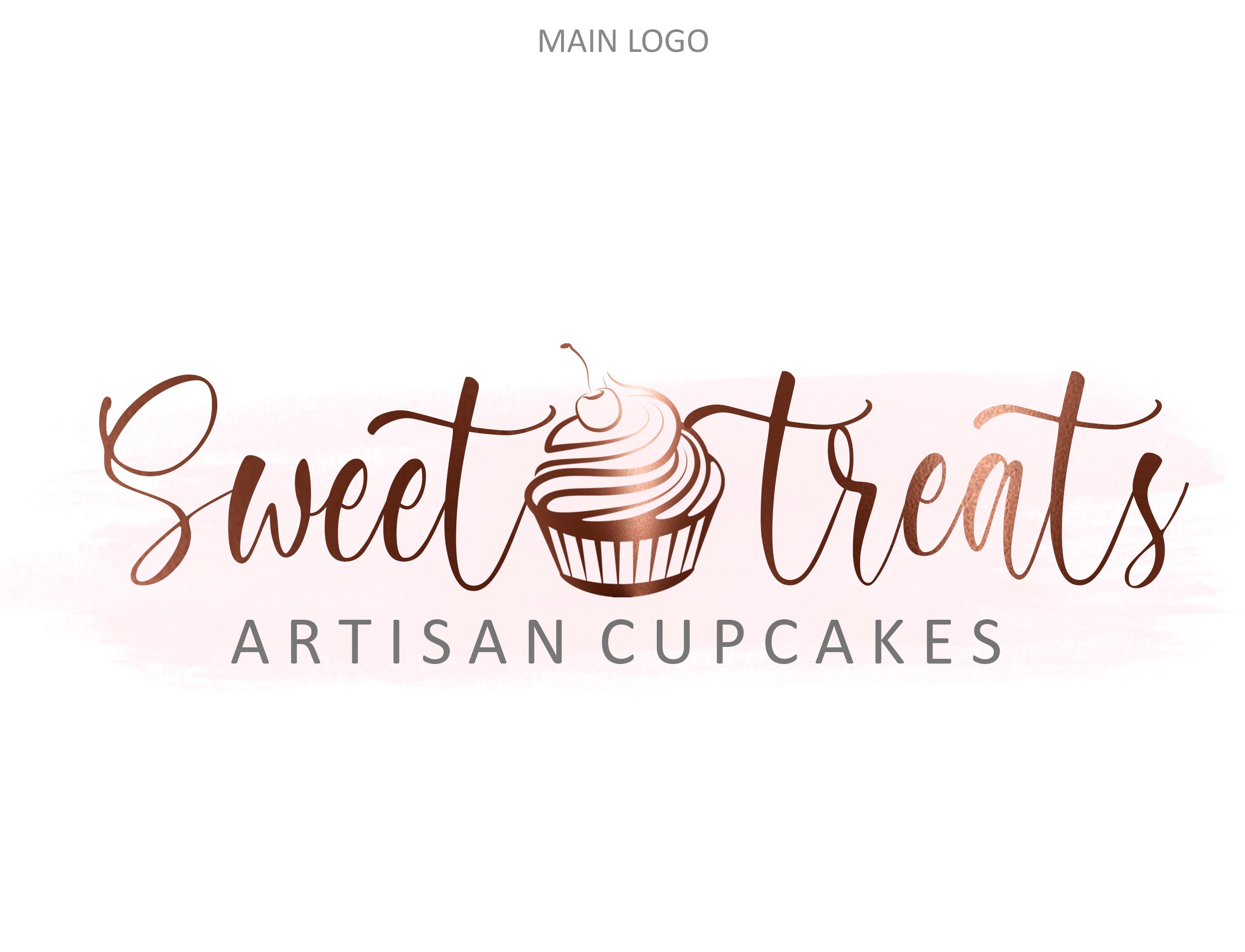 Sweet Treats Logo Design Homemade Treats Logo Business Etsy