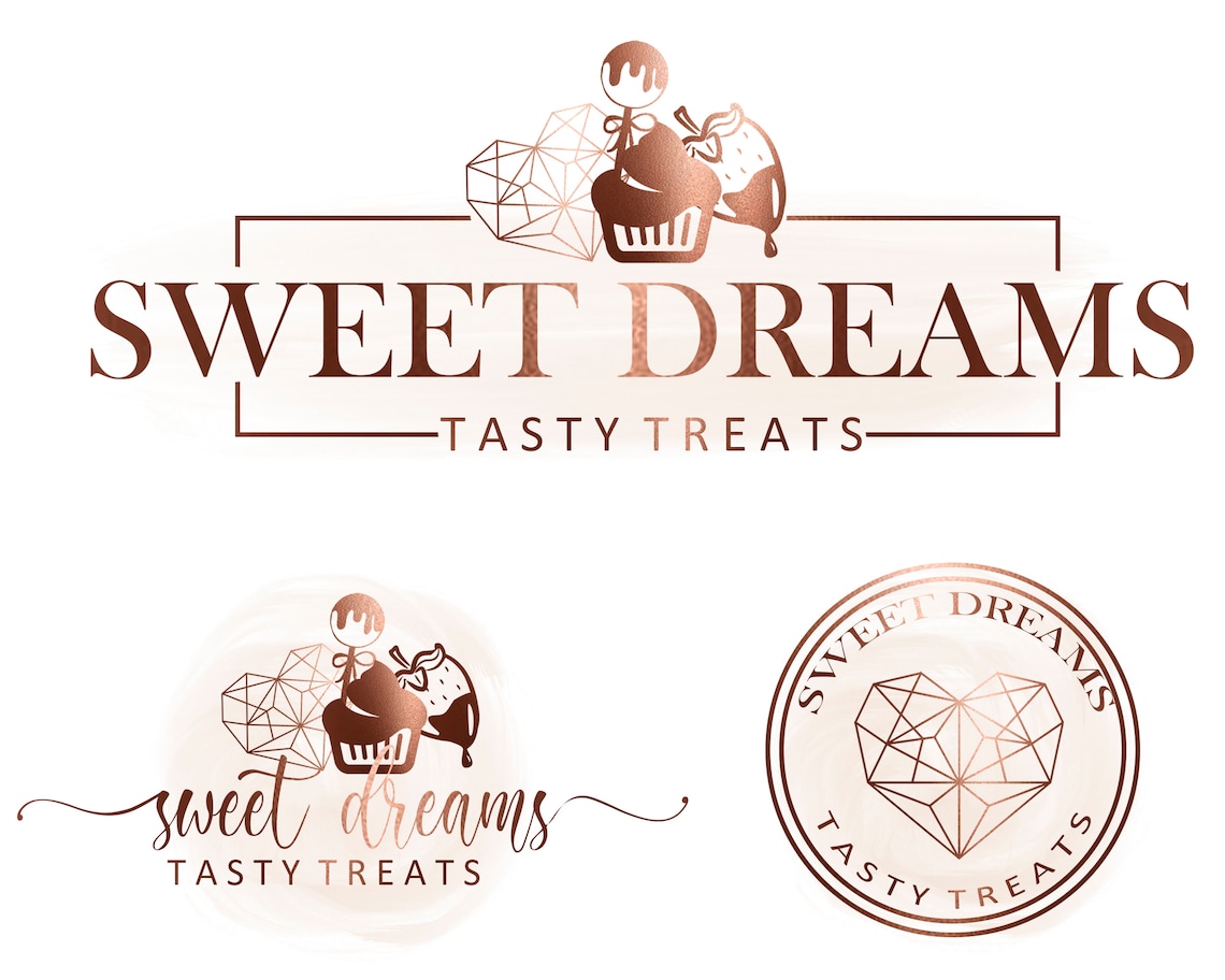 Sweet Treats Logo Design Homemade Treats Logo Business Etsy