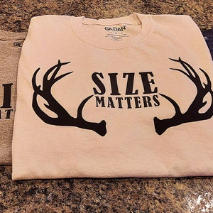 Size Matters - Men&#39;s T-shirt - Antlers
