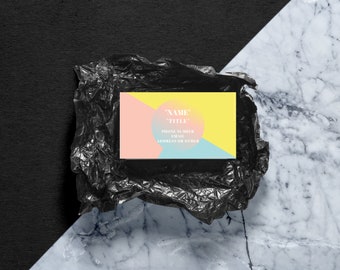 Geometric Business Card, Personalize Me