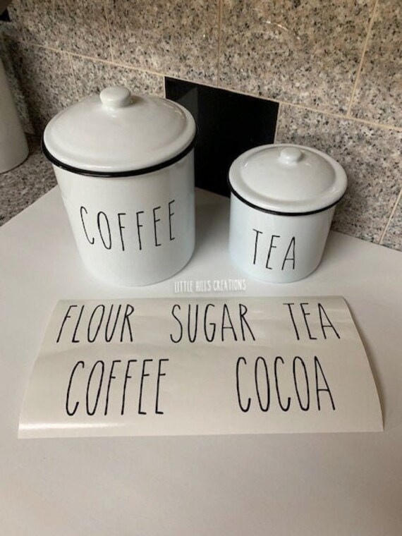 rae dunn coffee sugar tea