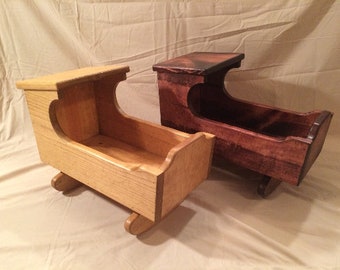 little colorado wooden doll cradle