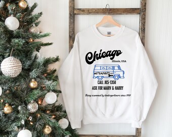 Chicago Sweatshirt, Wet Bandits Sweatshirt, Wet Bandits, Home Alone, Funny Sweatshirt, Ugly Sweater, Funny Christmas Sweater, Unisex Sweater