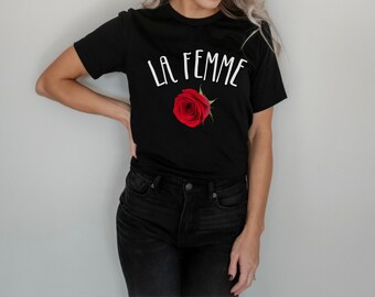 La Femme Shirt, La Femme T Shirt, Beth Dutton Shirt, Beth Dutton, Yellowstone, Vintage Tee, Band TShirt, Womens Edgy Shirt, French Shirt, T