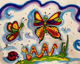 Butterfly Pillowcase Painting Kit for Kids