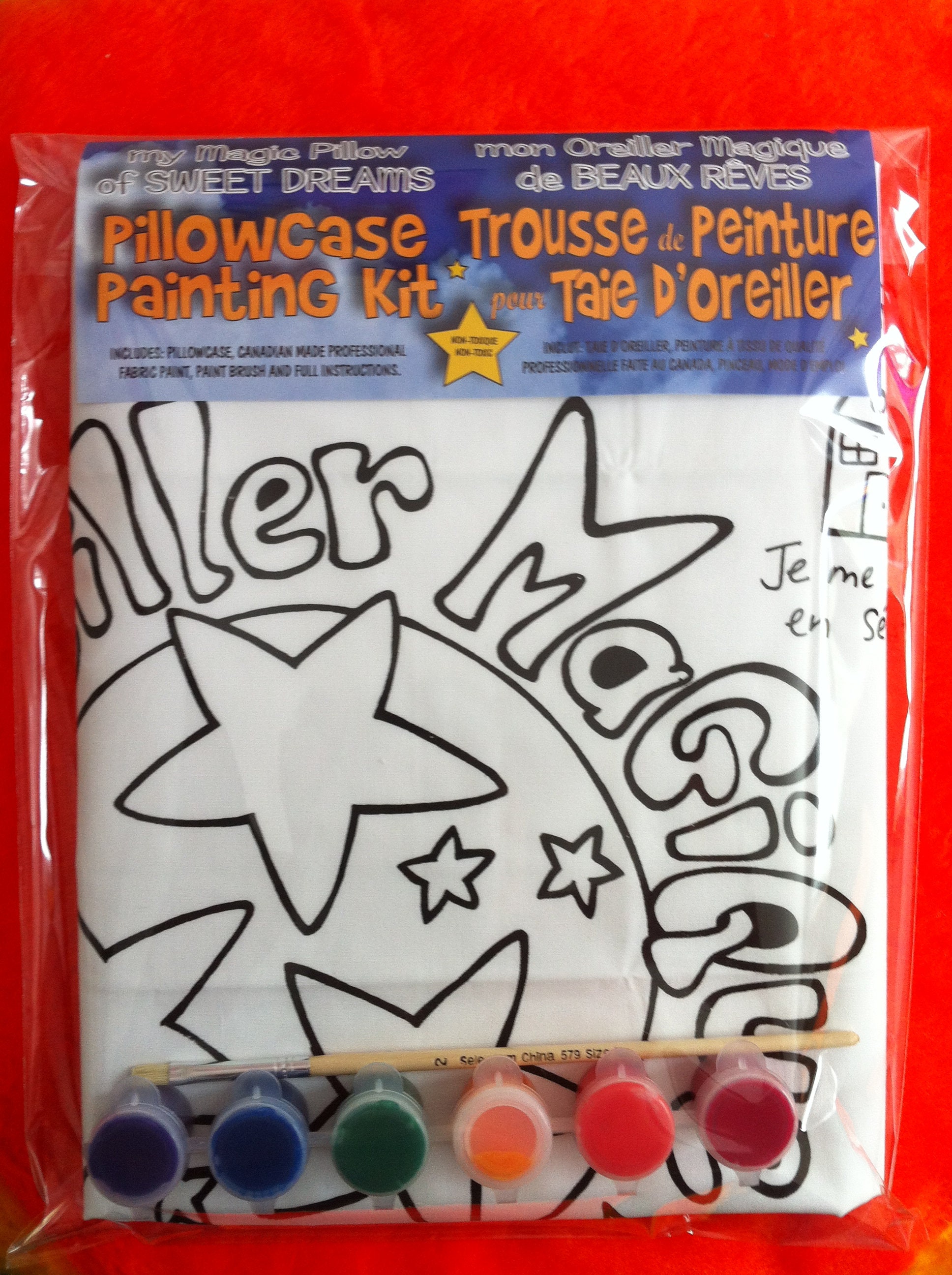 French Pillowcase Painting Kits choose from 2 en francais Etsy