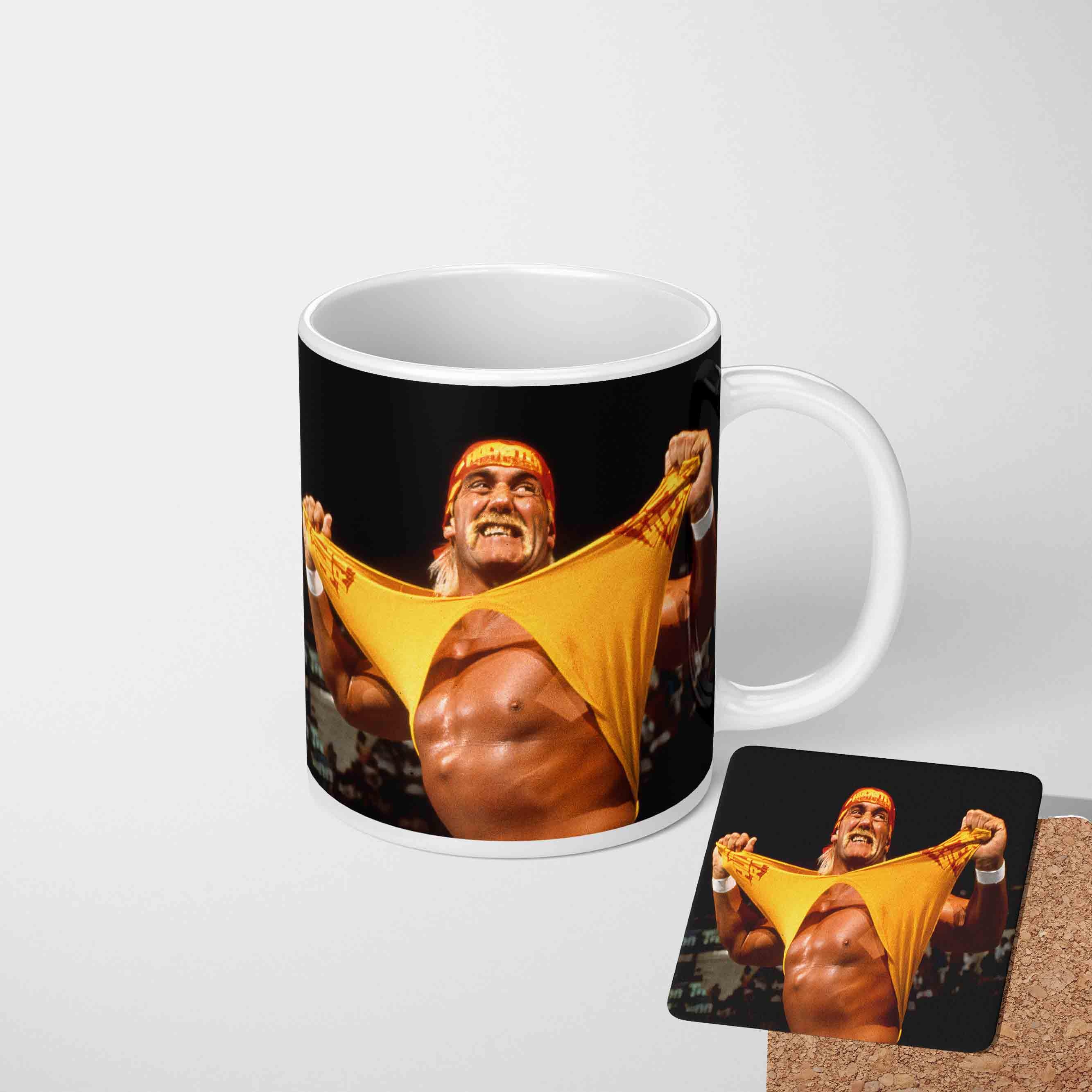 Hulkamania Wrestling Mug | Retro Wrestler Coffee Cup | 80s