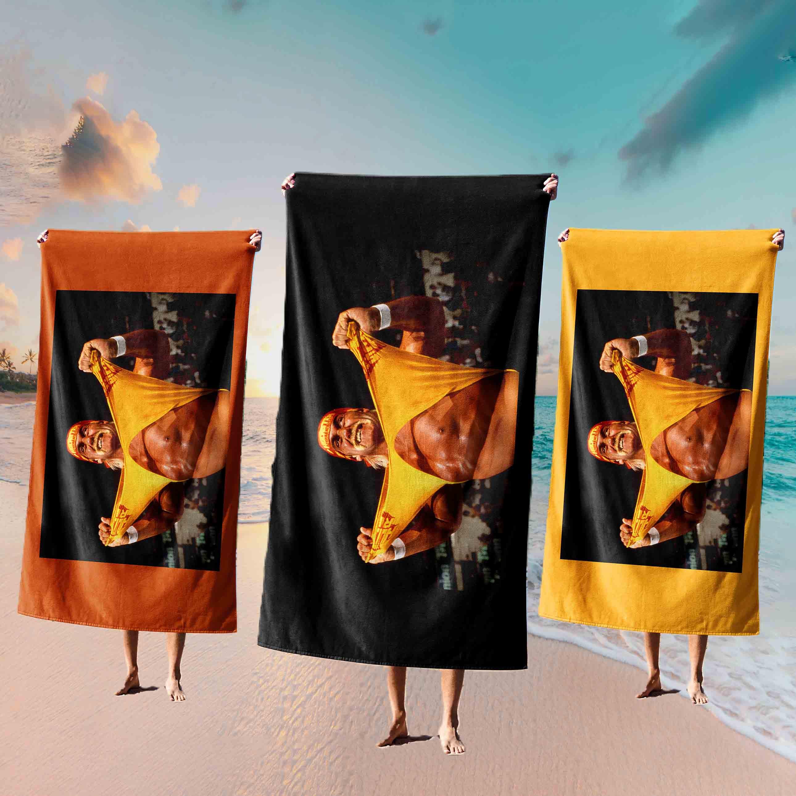 Hulkamania Wrestling Towel | Custom Background Colour | Retro
