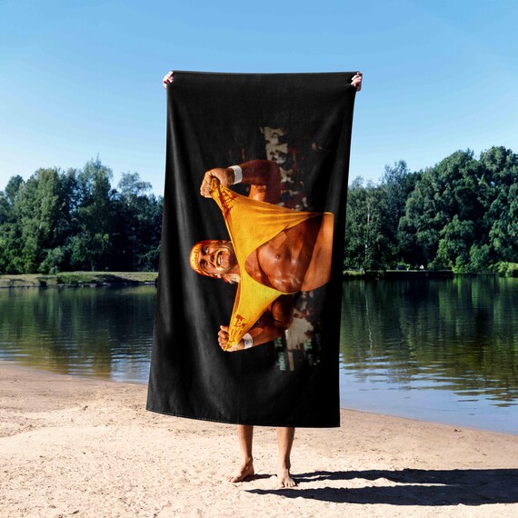 Hulkamania Wrestling Towel | Custom Background Colour | Retro