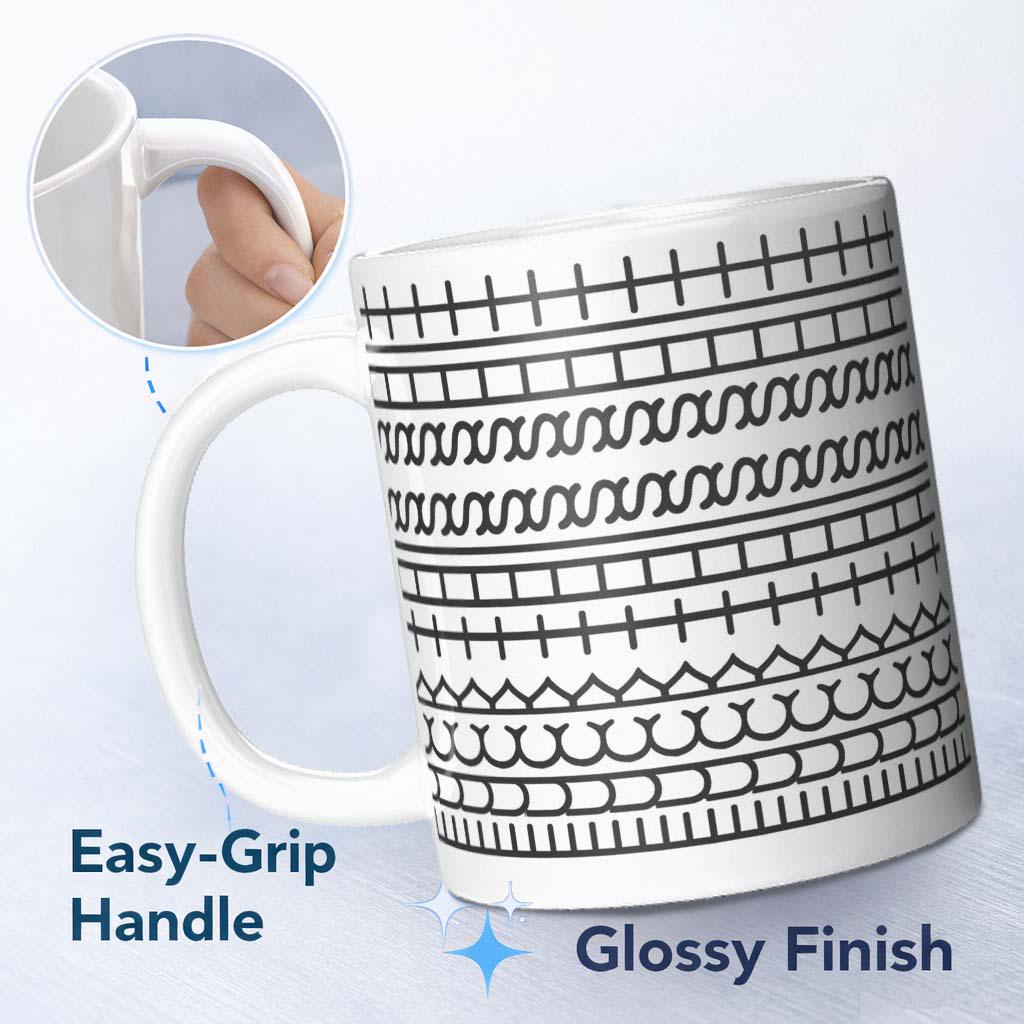 Hidden Message F*ck This Sh*t Mug Secret Code Pattern Puzzle Design ...