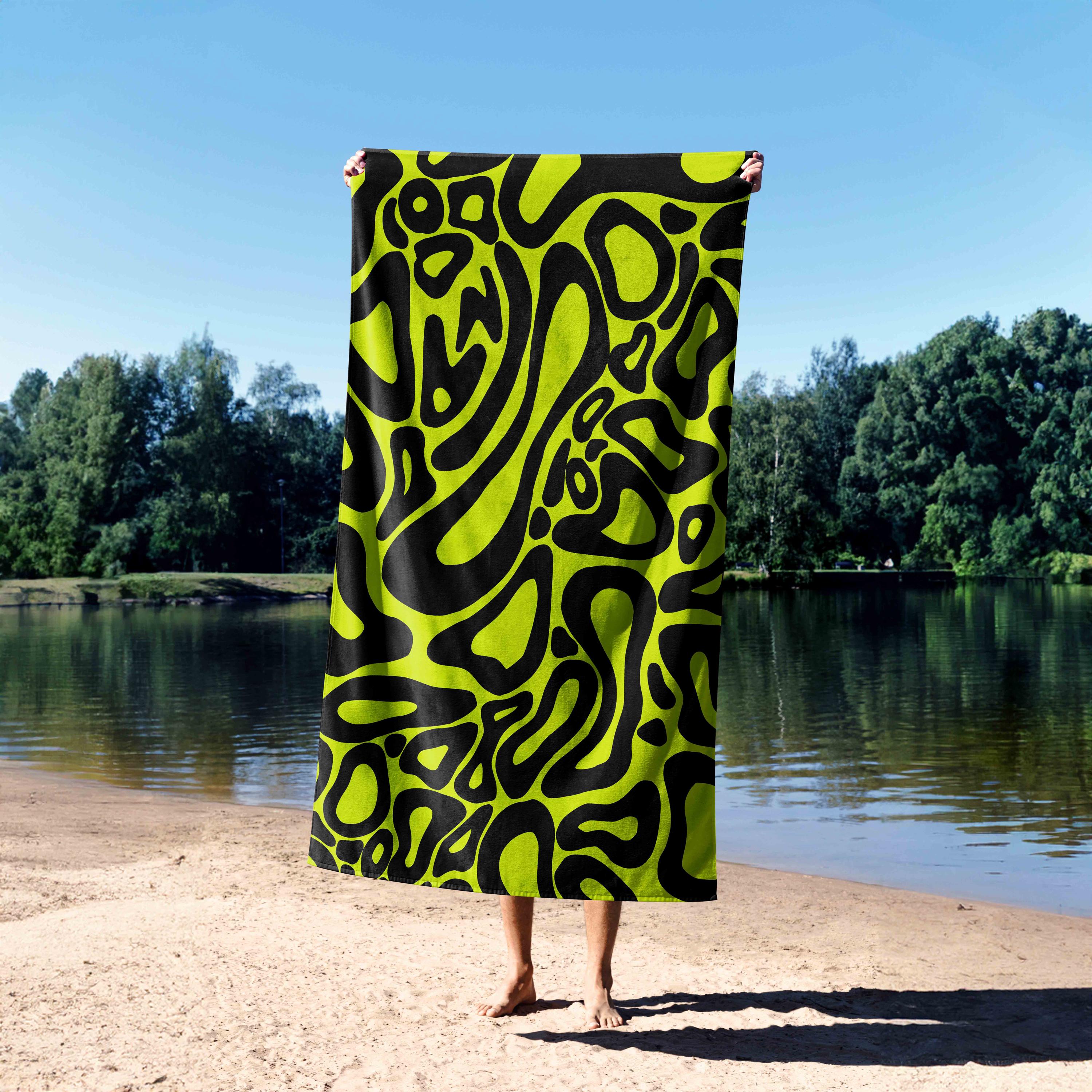 Lando Norris Print Towel | Custom Background Colour | Formula