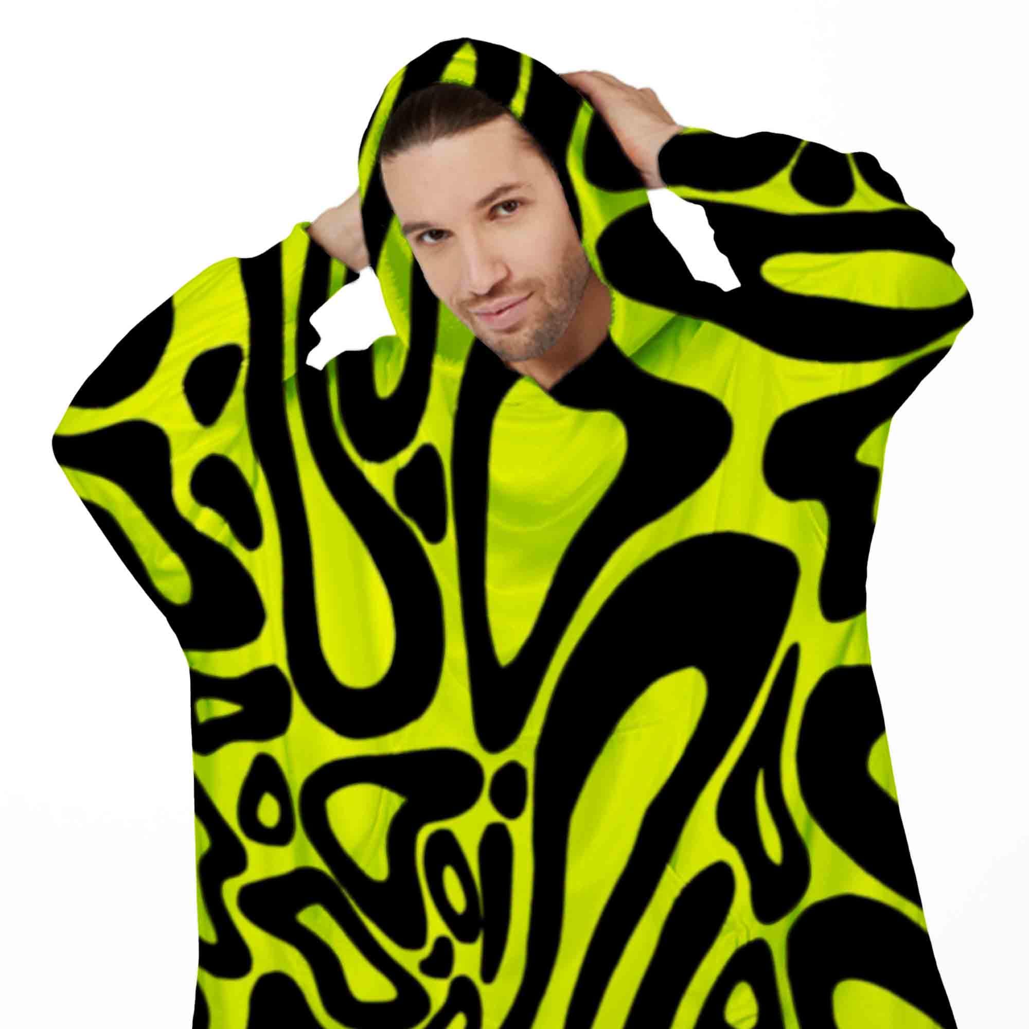 【niii様】baserange TIER HOODED WRAP Lando Norris Inspired Hooded Blanket Custom Background Colour