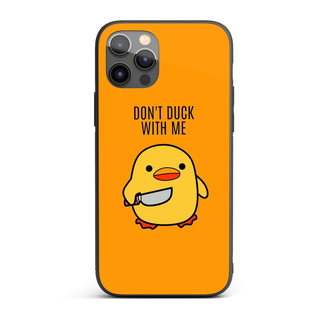 Dont Duck With Me Personalised iPhone Case Funny Custom Design, Quirky Animal Art Gift, Protective TPU Cover for iPhone Models, Duck Gift - Etsy Dont Duck With Me Personalised iPhone Case Funny Custom Design, Quirky Animal Art Gift, Protective TPU Cover for iPhone Models, Duck Gift - Etsy