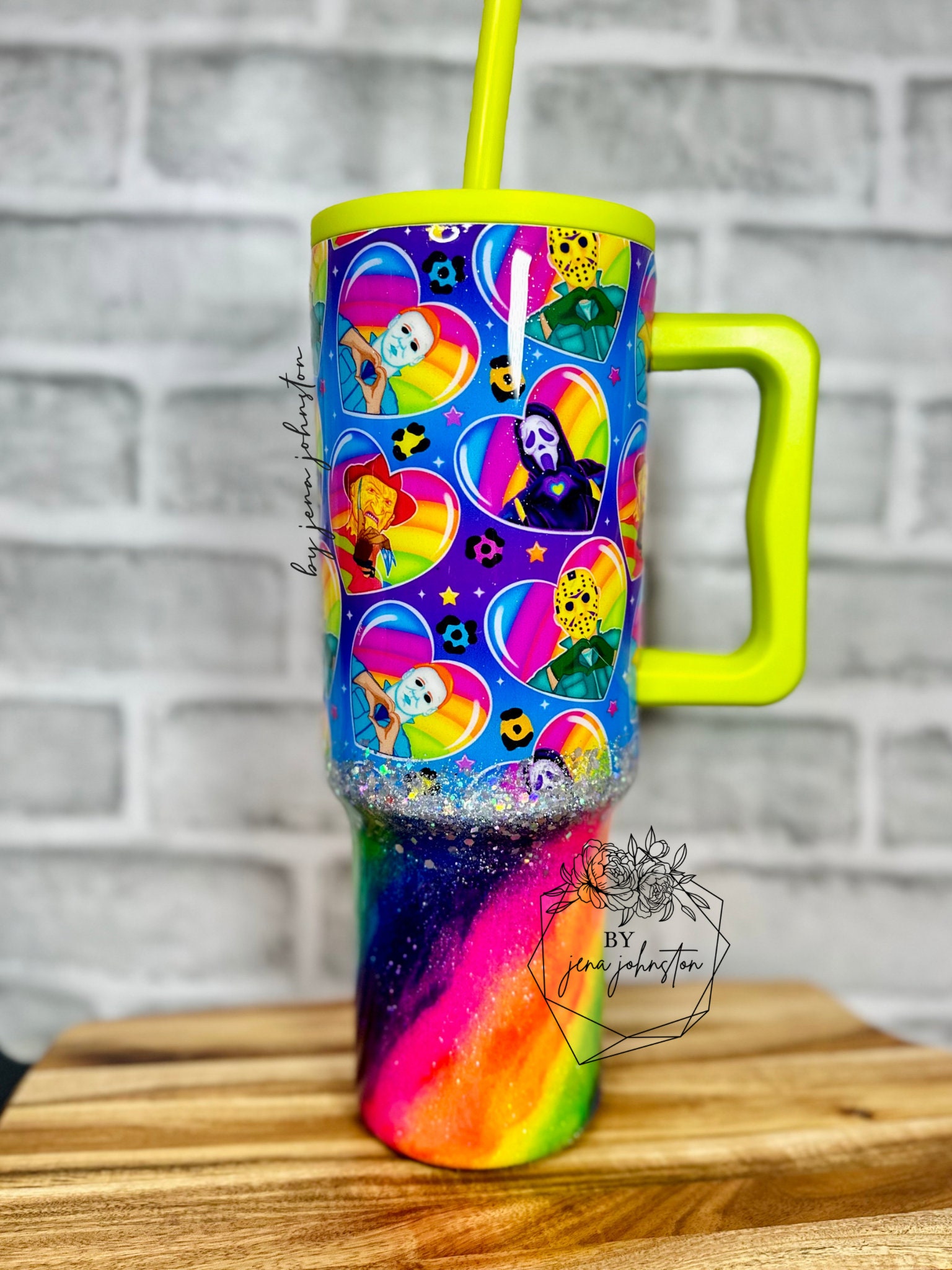 Simple Modern Trek Tumbler w/ Handle / 40oz / Color: Cute Ghosts