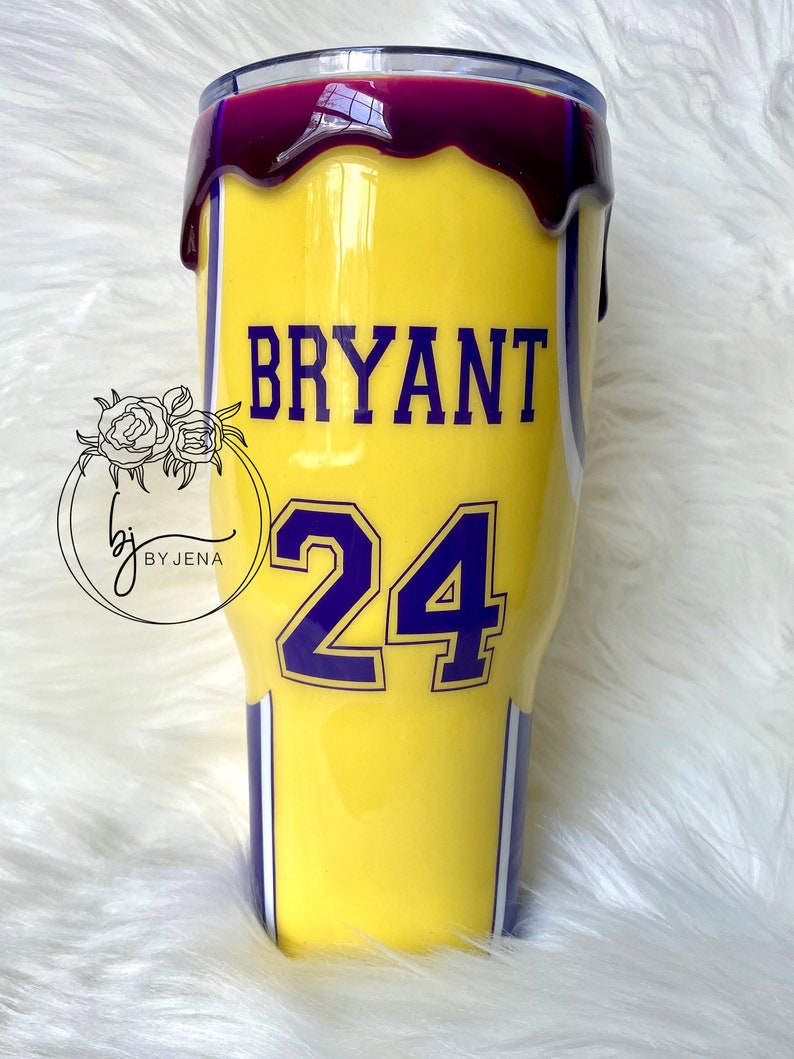 Lakers Kobe Bryant Jersey Tumbler Drip. Basketball. Nike. Etsy