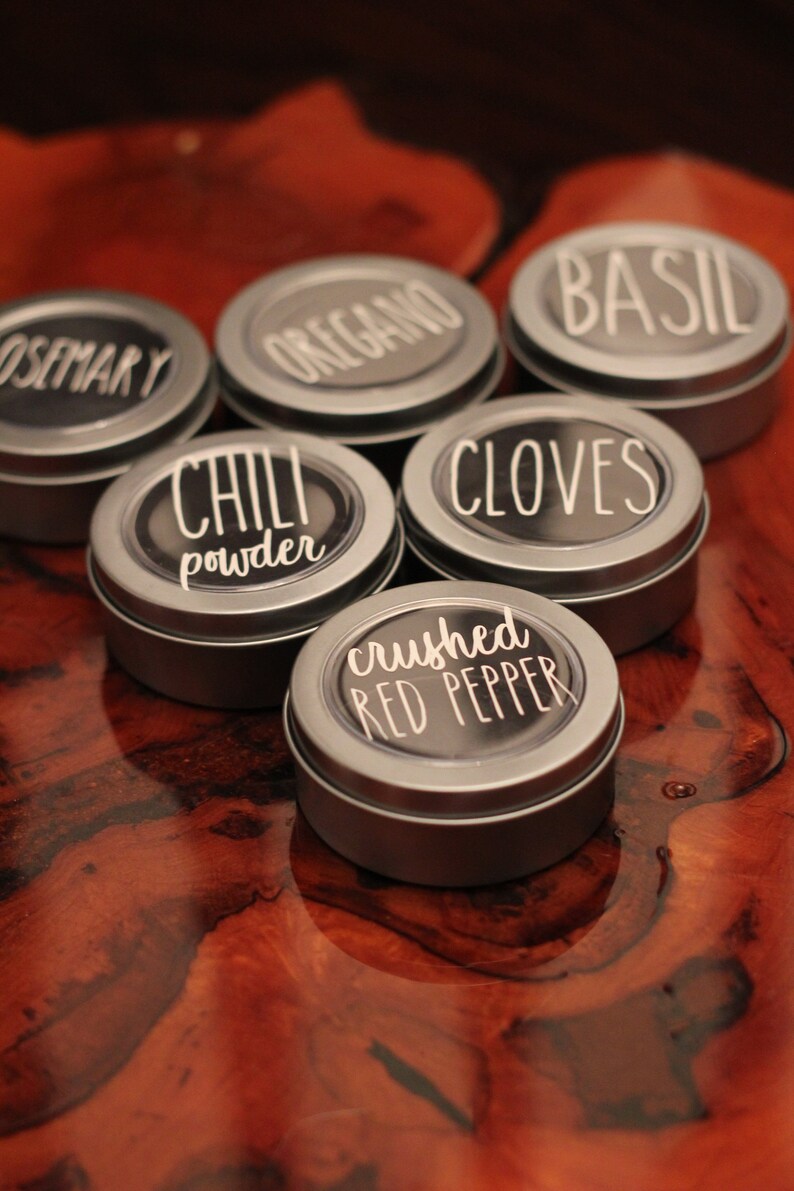 2.5 Inch Custom Metal Loose Leaf Tea Containersset Etsy