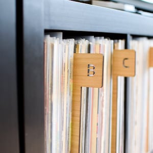 Separadores/Espaçadores de Vinil Alfabeto 33t Tamanho Completo [Divisores de Vinil]