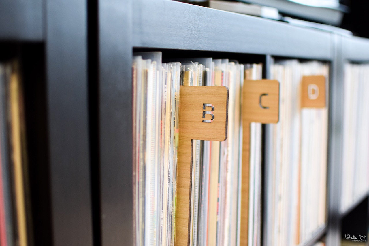 Separateurs/Intercalaires de Vinyles Alphabet 45T [Vinyls Dividers]