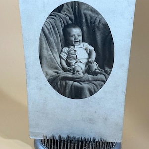 carte postale de photo réelle vintage d’un bébé Junk Journal Ephemera