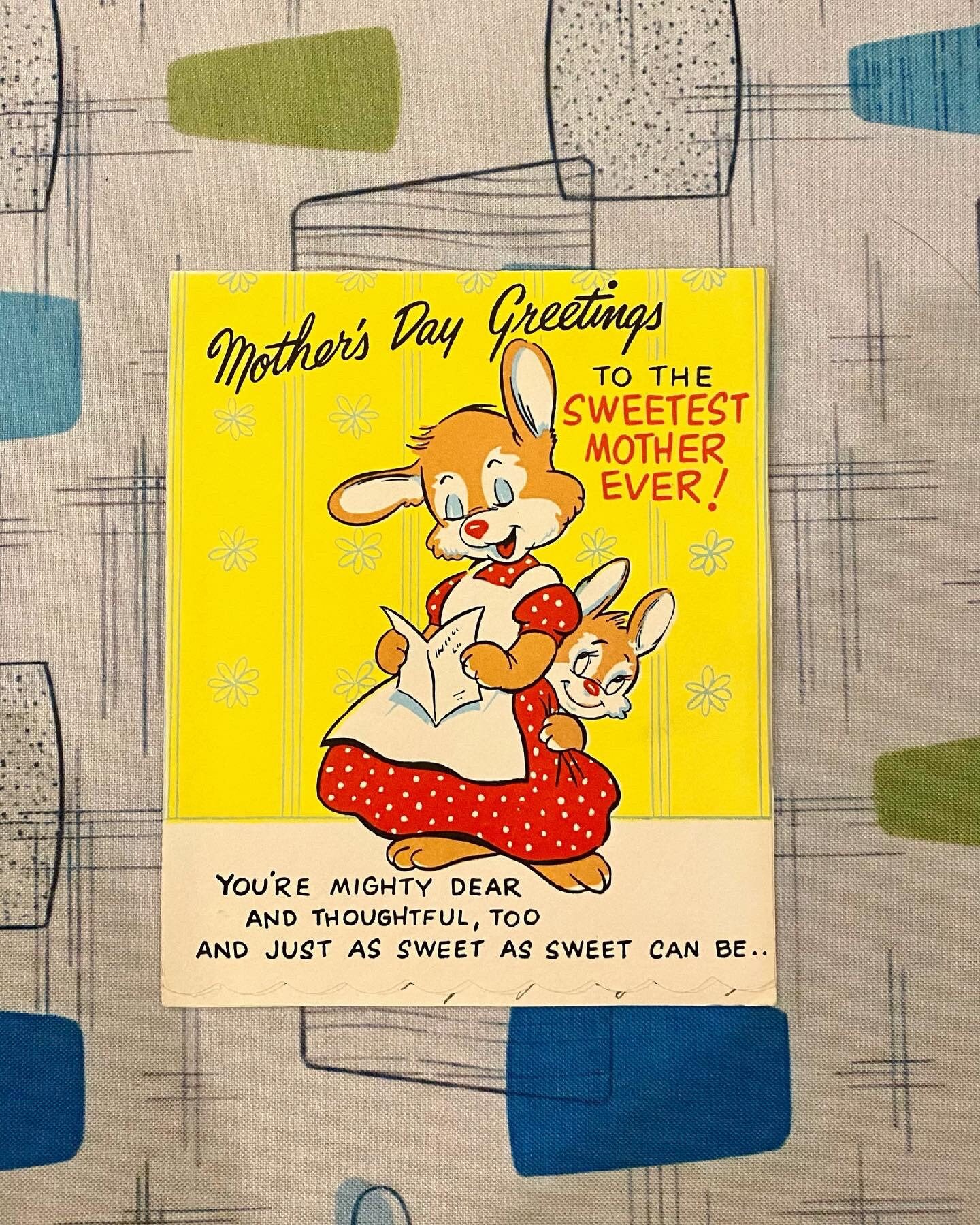 マザーキャット（非売品）&DVD Your Choice Vintage 1950s Mother's Day Card Kitsch MCM