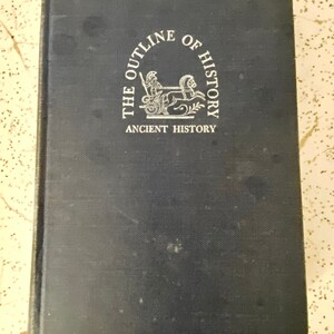 Vintage Book 1940 The Outline of History Ancient History by H. G. Wells