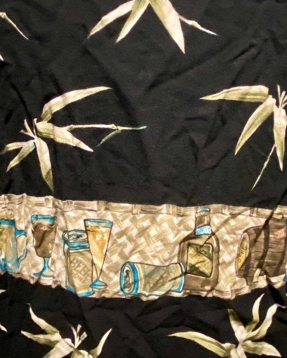 XL Hawaiian Tiki Shirt Beer Design - image 3