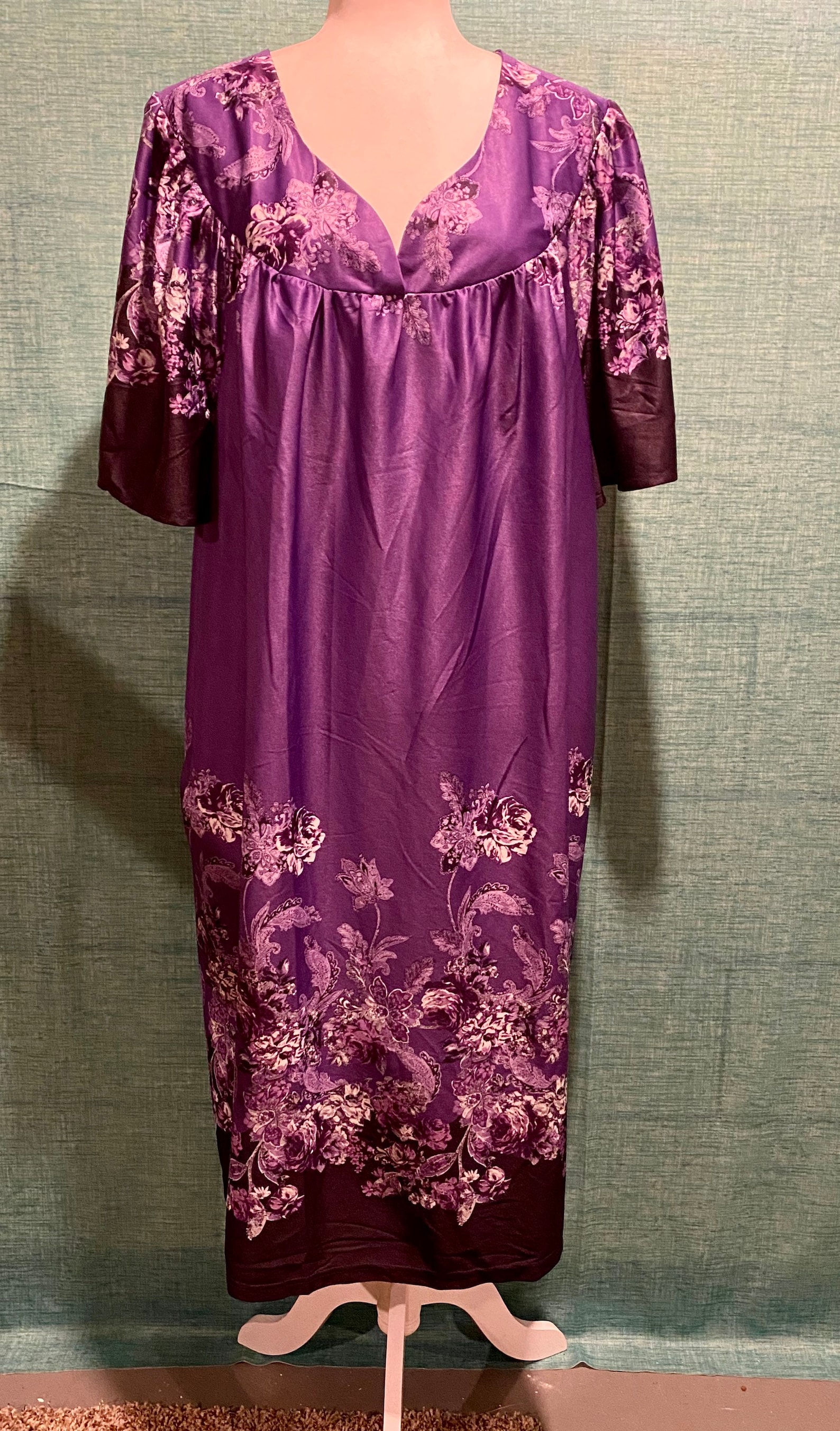 Anthony Richards 4X Muumuu Nightgown House Dress With Pockets | Etsy