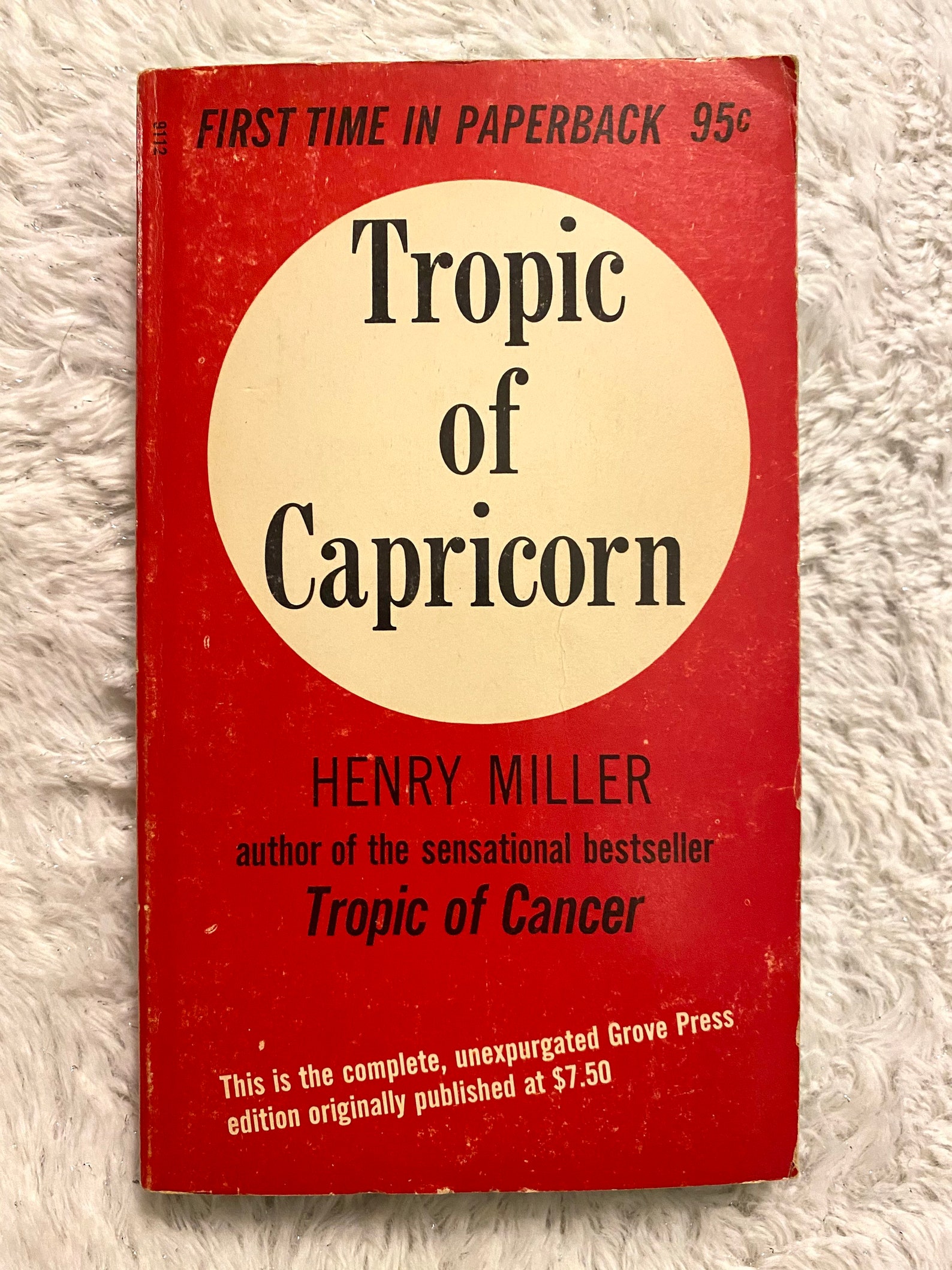 the tropic of capricorn book the tropic of capricorn book