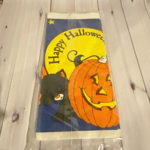NOS Forget Me Not Halloween Tablecloth