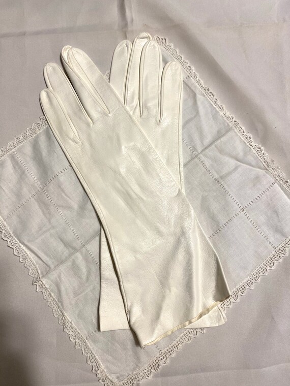 chinese dress ladies Women's Three-Point Leather Gloves, Silver / 7.5