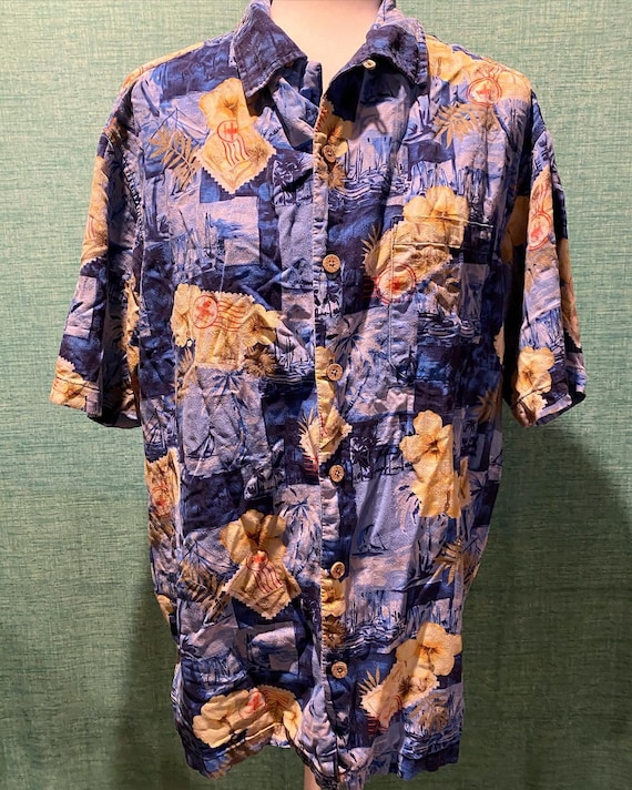 Medium Caribbean Joe Hawaiian Shirt