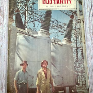 Broszura programu naukowego z zakresu elektryczności z 1959 r.