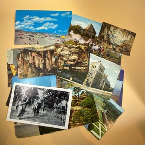 Lot de vintage Virginia Souvenir Postcards Junk Journal Ephemera