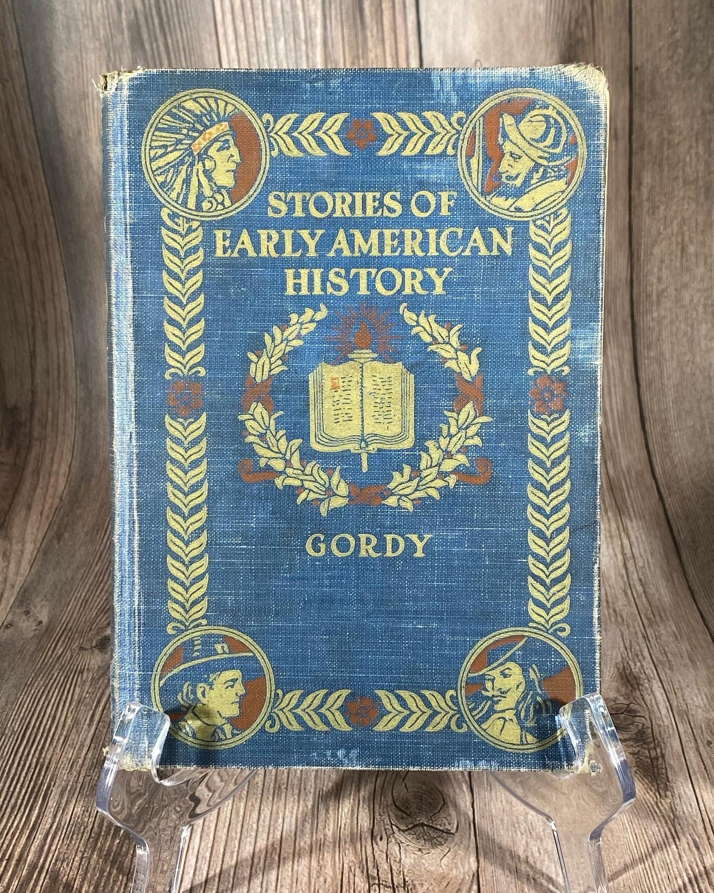 1913 Antique Book Stories of Early American History by Gordy Etsy