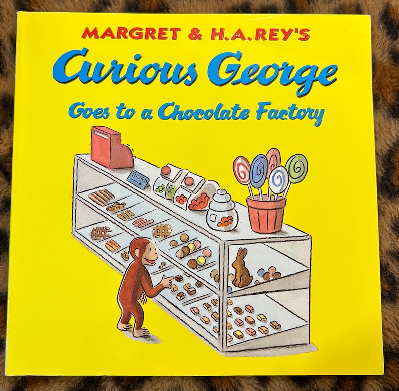 1998 Curious George Goes to a Chocolate Factory - Etsy
