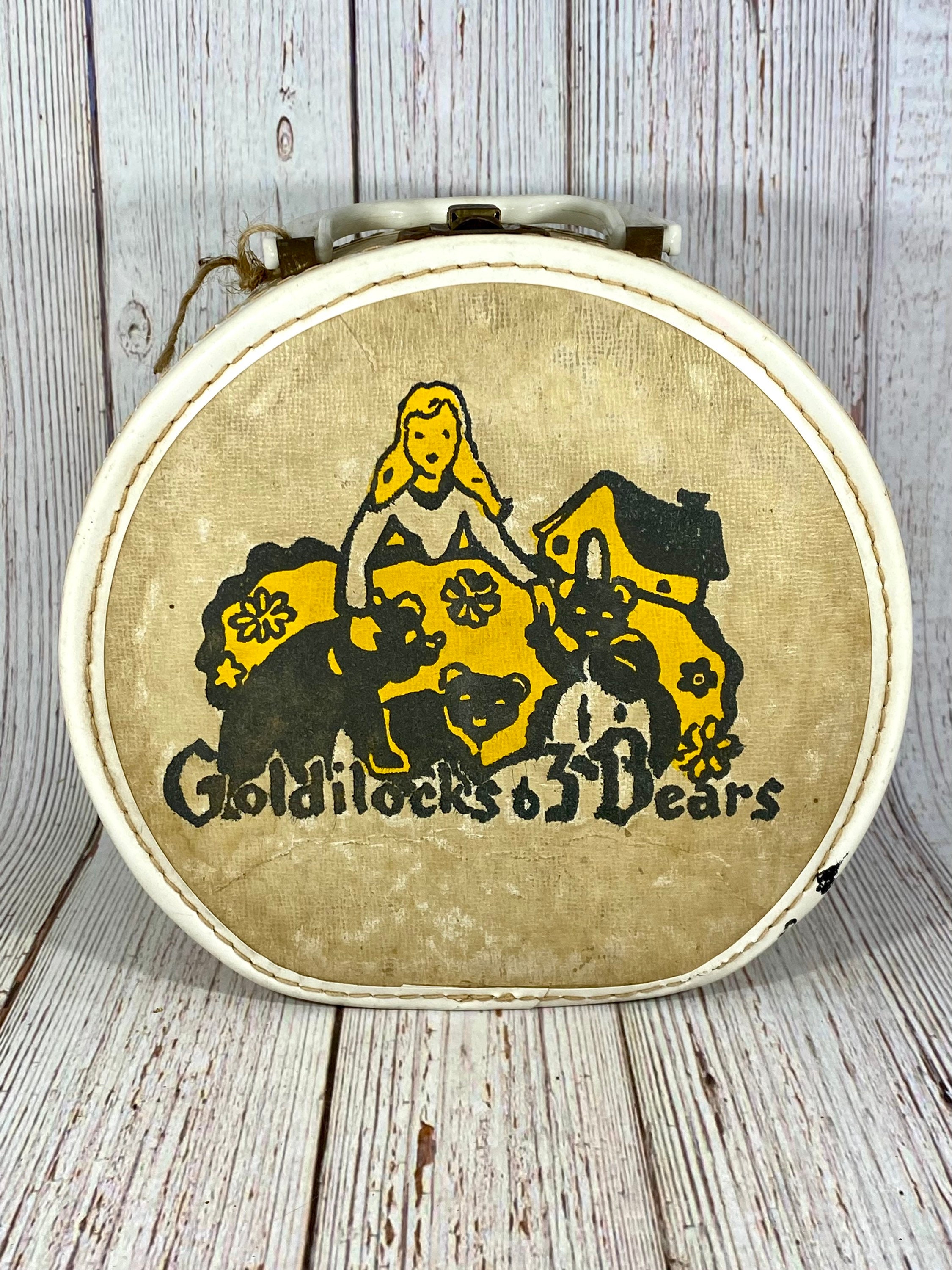 Antique Vintage Goldilocks and the Three Bears Child’s Doll Case Train ...