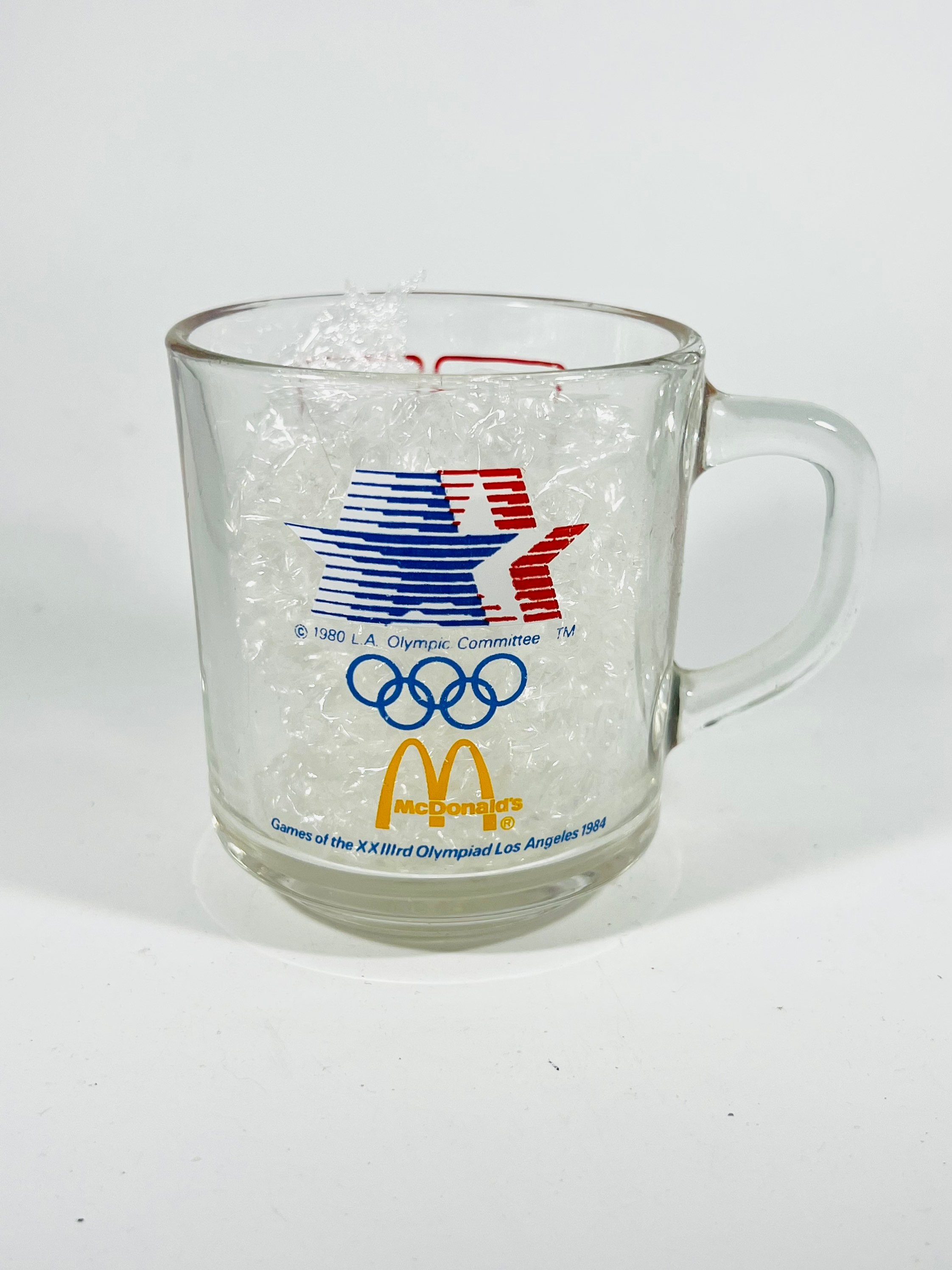 Vintage 1984 LA Olympics Mcdonalds Glass Coffee Mug Cup - Etsy