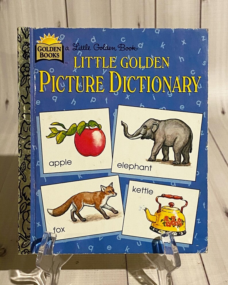 Vintage Little Picture Dictionary A Little Golden Book 1981 | Etsy