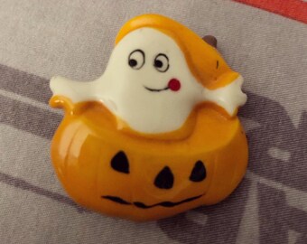 Vintage Halloween or Fall Scarecrow Pin | Etsy